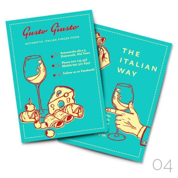 Letak 04: A6, obostrani kolor tisak 4/4, rezanje Letak 04: A6, obostrani kolor tisak 4/4, rezanje