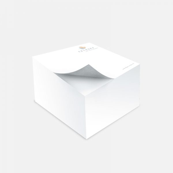 Telegra, 9x9cm, 500 lista, tisak 2/0, ljepljeno Telegra, 9x9cm, 500 lista, tisak 2/0, ljepljeno