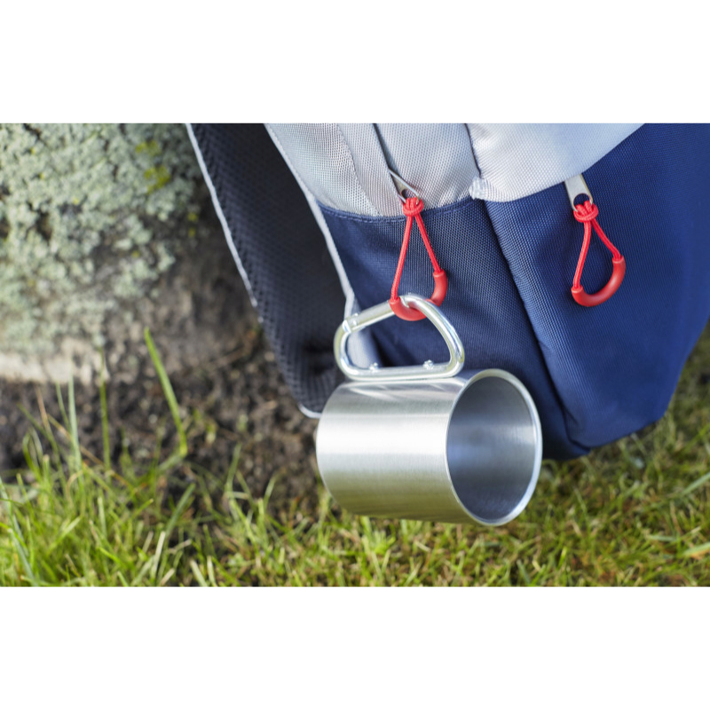 Čelična putna šalica 200ml karabiner kuka - Slika 2