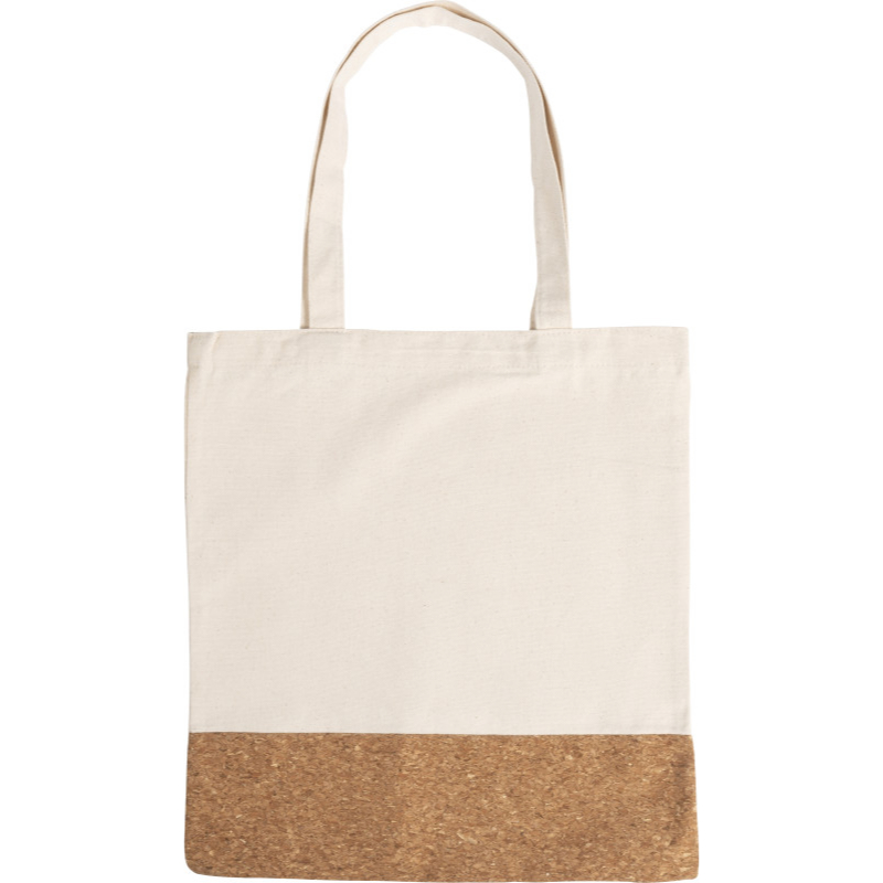 Pamučna torba za kupovinu s tkaninom od pluta - Slika 3