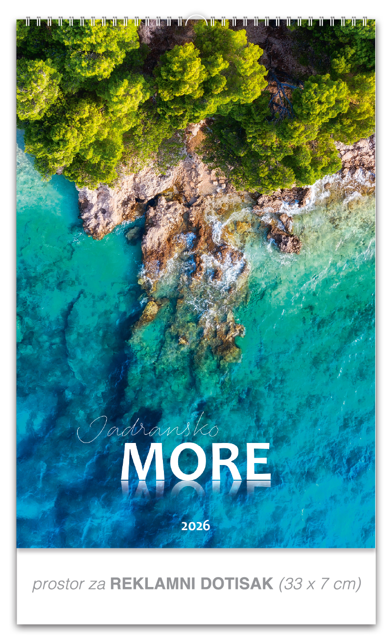 B3 zidni kalendar "Jadransko more"