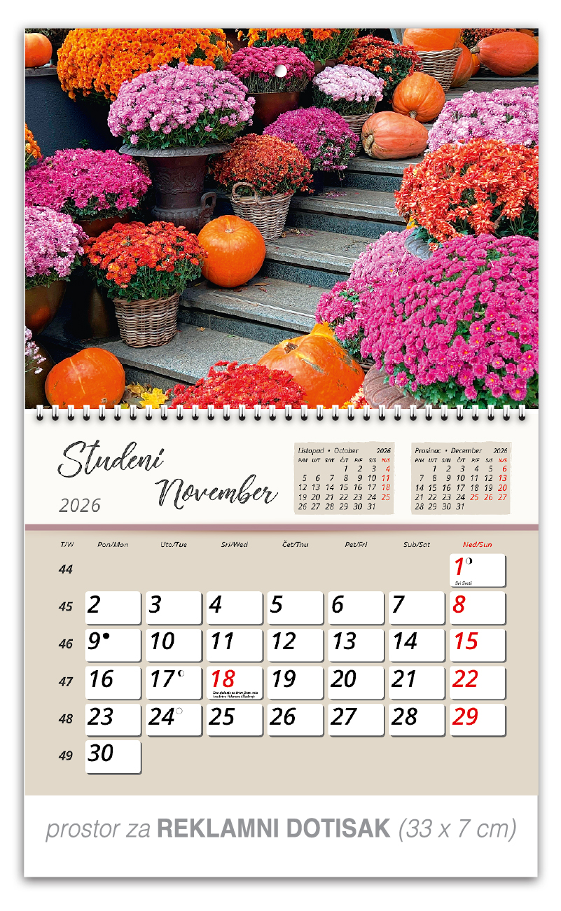 Preklopni zidni kalendar "Vrtne oaze" - Slika 12