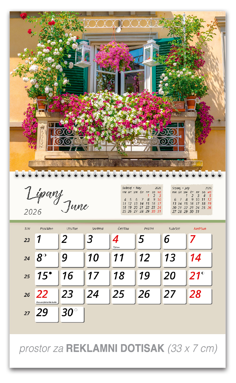 Preklopni zidni kalendar "Vrtne oaze" - Slika 7