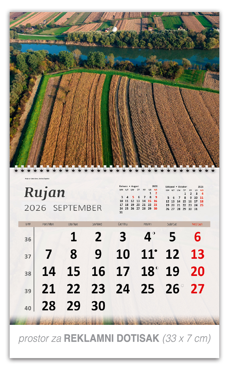 Preklopni zidni kalendar "Hrvatski Krajolici" - Slika 10
