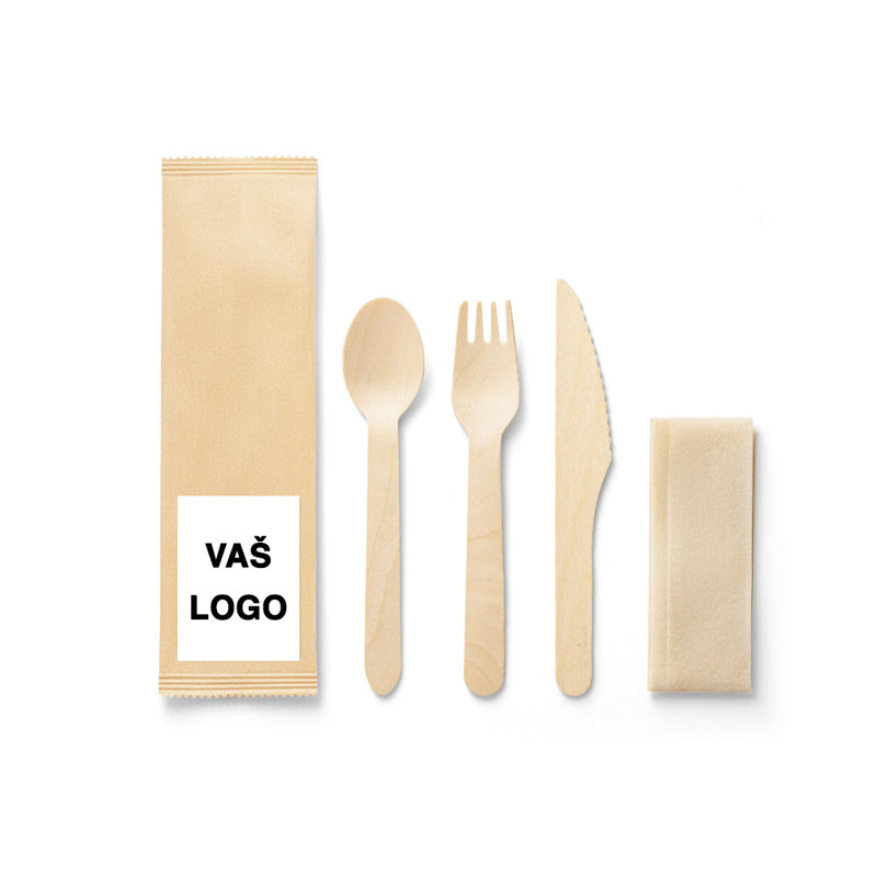 Drveni pribor za jelo SUYA - Slika 2