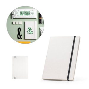 Bilježnica A5 izrađena od recikliranih kutija za mlijeko 93271