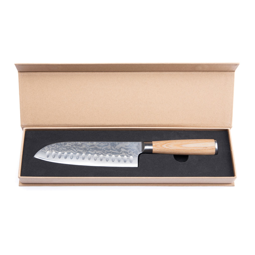 VINGA Hattasan Damascus Santoku knife, grey - Slika 7