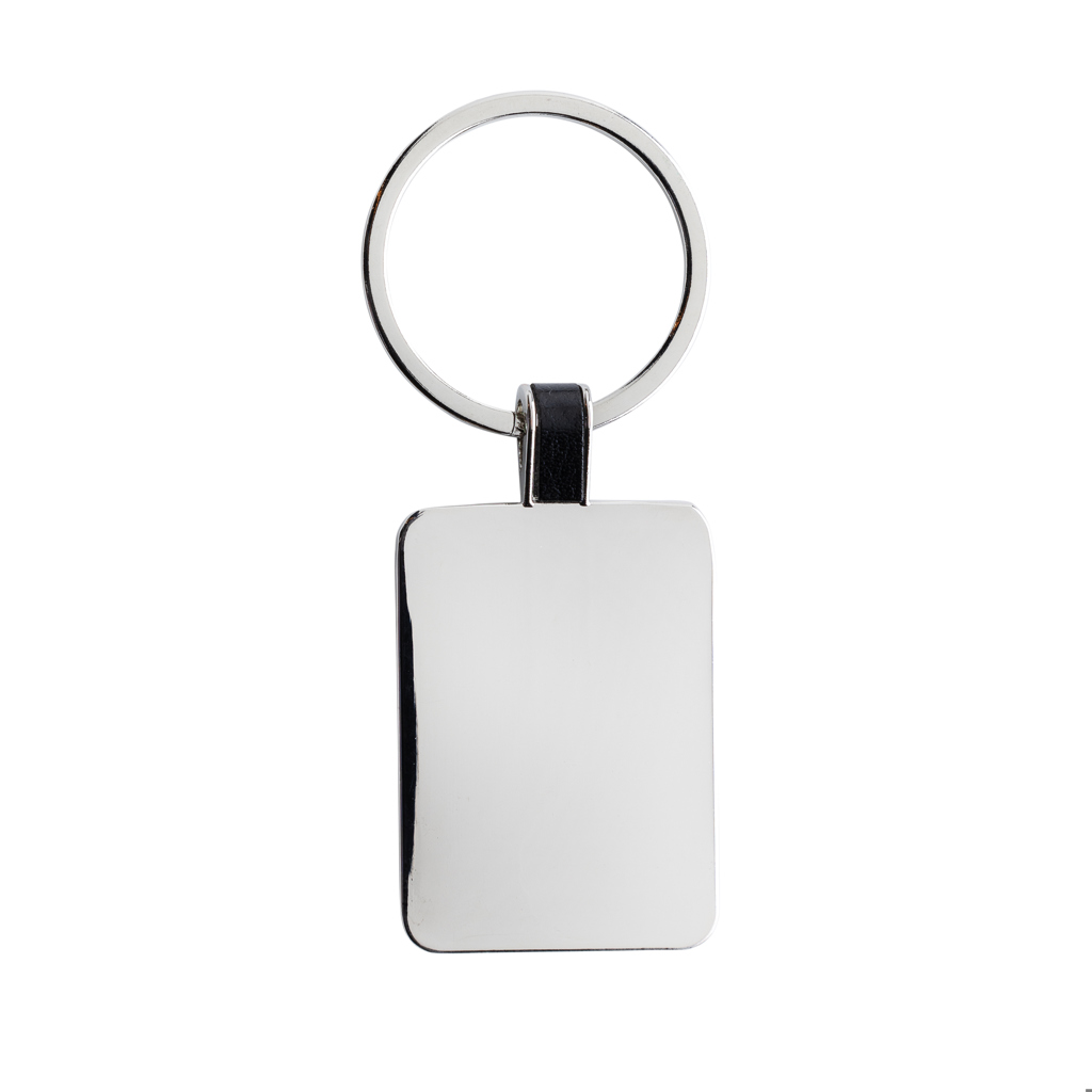 RCS recycled zinc alloy rectangle keyring - Slika 2