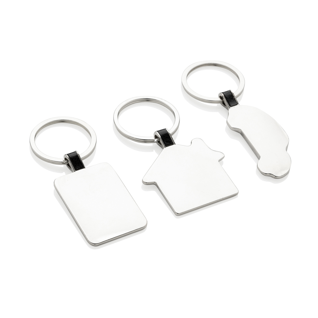 RCS recycled zinc alloy rectangle keyring - Slika 6