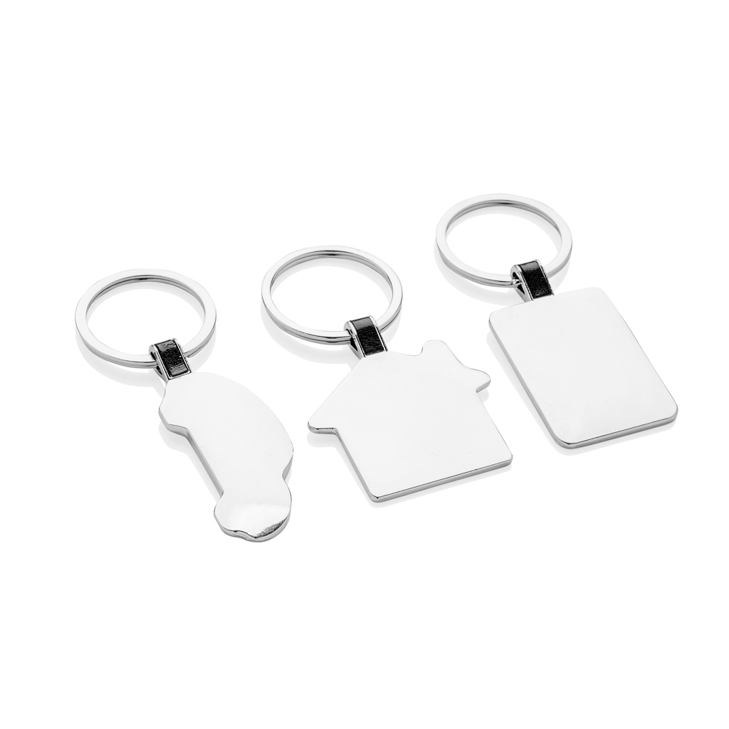 RCS recycled zinc alloy rectangle keyring - Slika 7