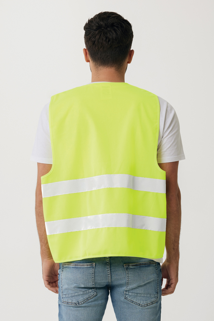 GRS recycled PET high-visibility safety vest - Slika 6
