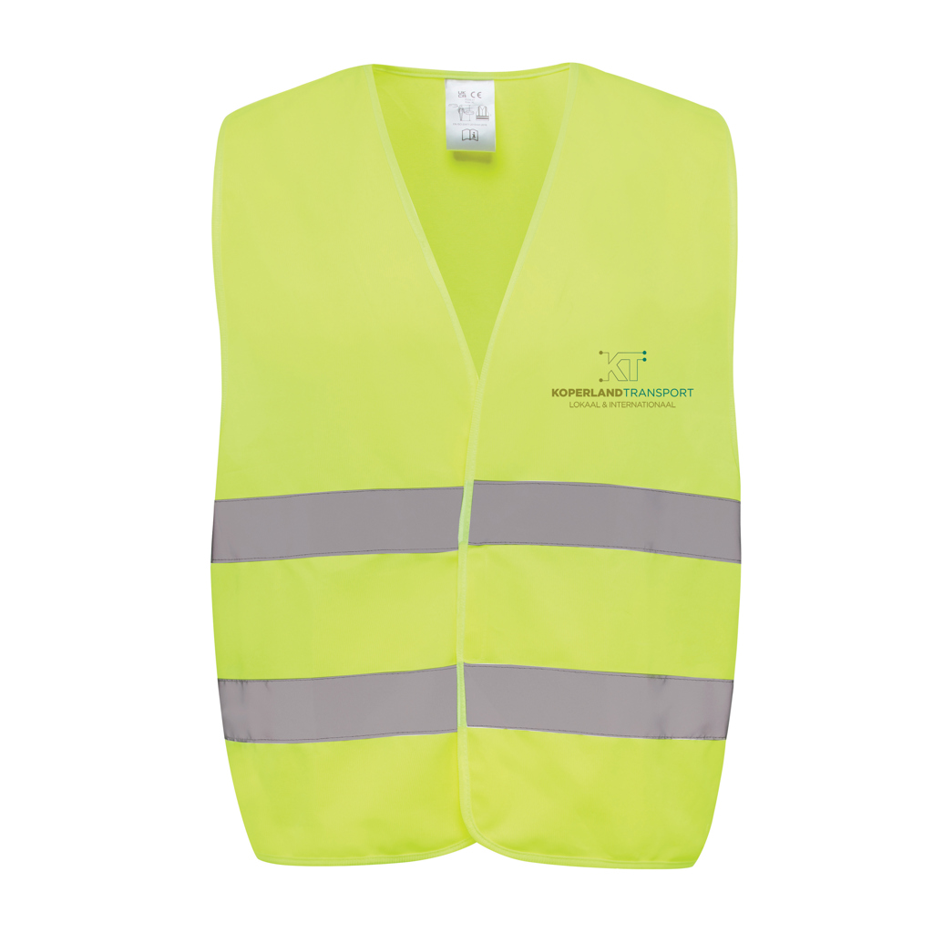 GRS recycled PET high-visibility safety vest - Slika 7