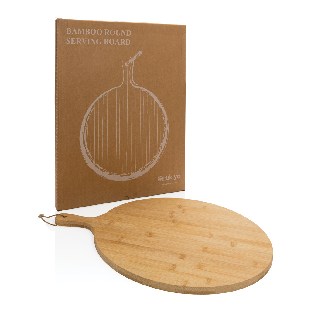 Ukiyo bamboo round serving board - Slika 12