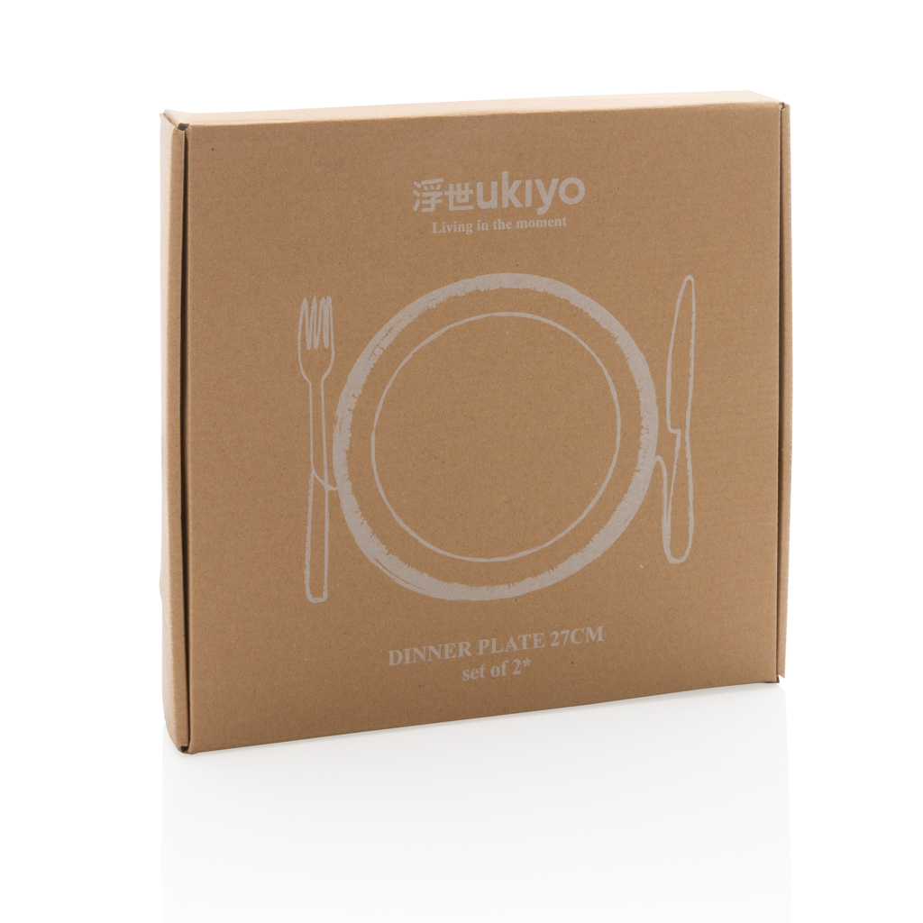 Ukiyo dinner plate set of 2 - Slika 9