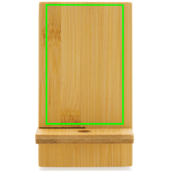 Bamboo phone stand in kraft box - Slika 11