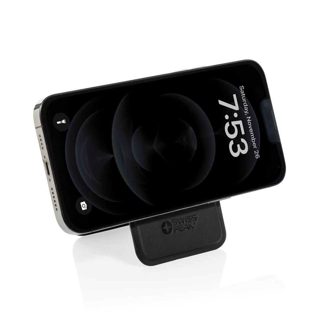 Magstand RCS recycled PU magnetic phone wallet with stand - Slika 4