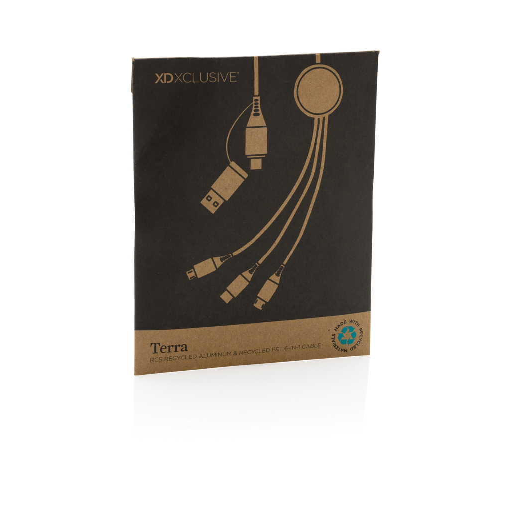 Terra RCS recycled aluminium 120cm 6-in-1 cable - Slika 10
