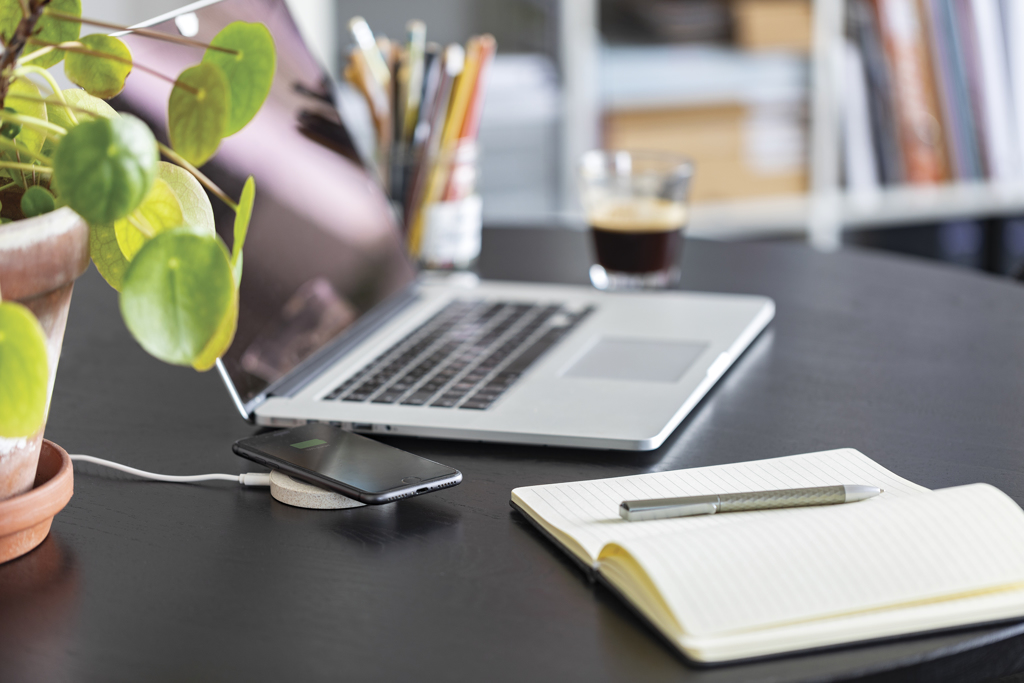 Wheat Straw 5W round wireless charging pad - Slika 8