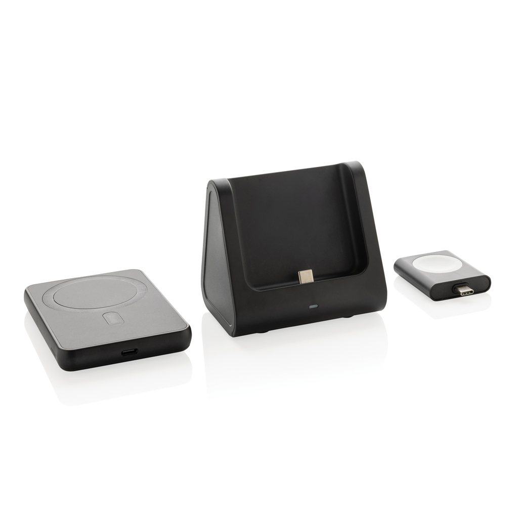 Powerbase RCS recycled plastic 3 in 1 charger with powerbank - Slika 6