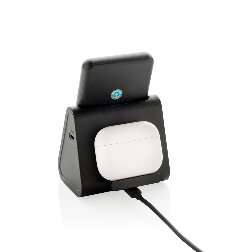 Powerbase RCS recycled plastic 3 in 1 charger with powerbank - Slika 8