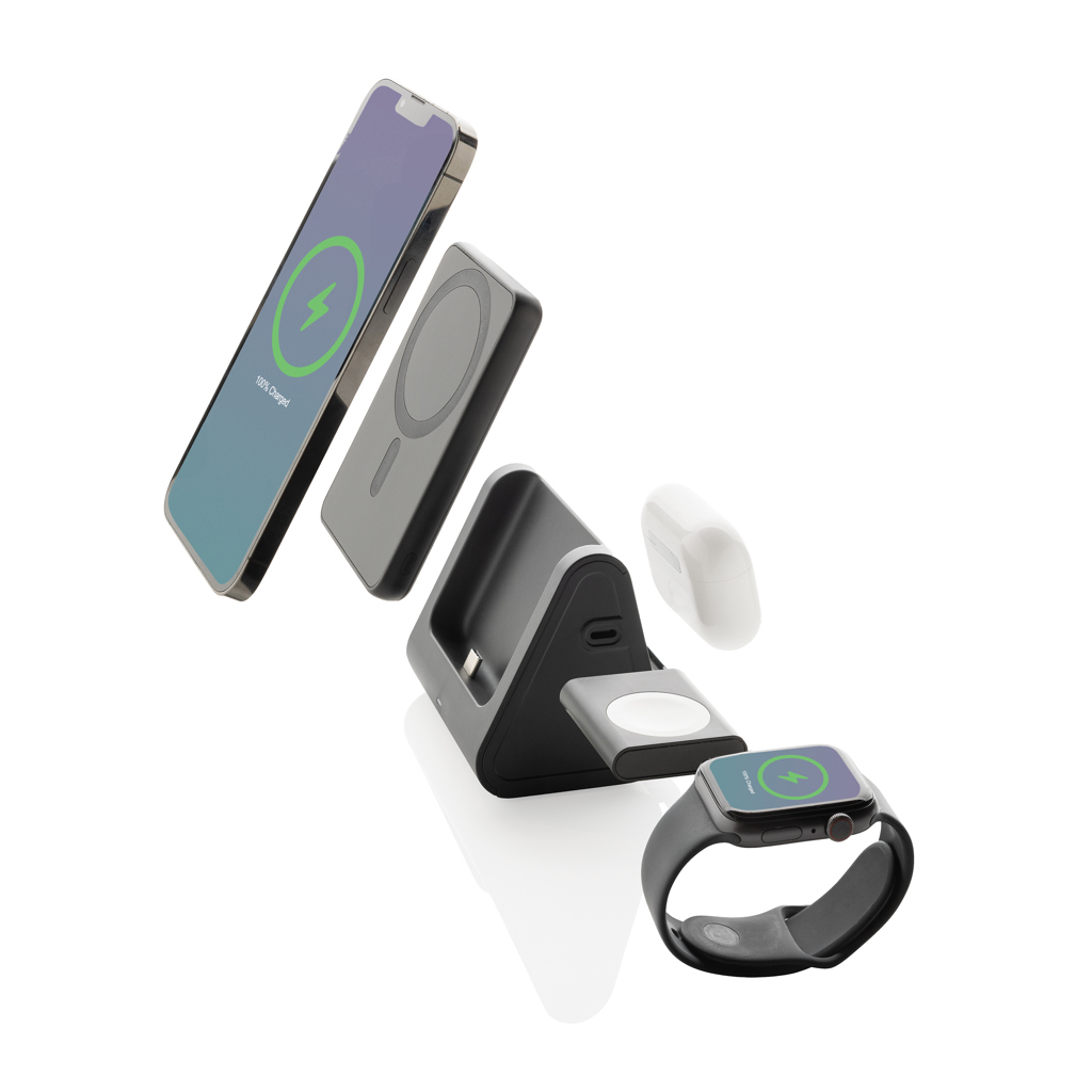 Powerbase RCS recycled plastic 3 in 1 charger with powerbank - Slika 10