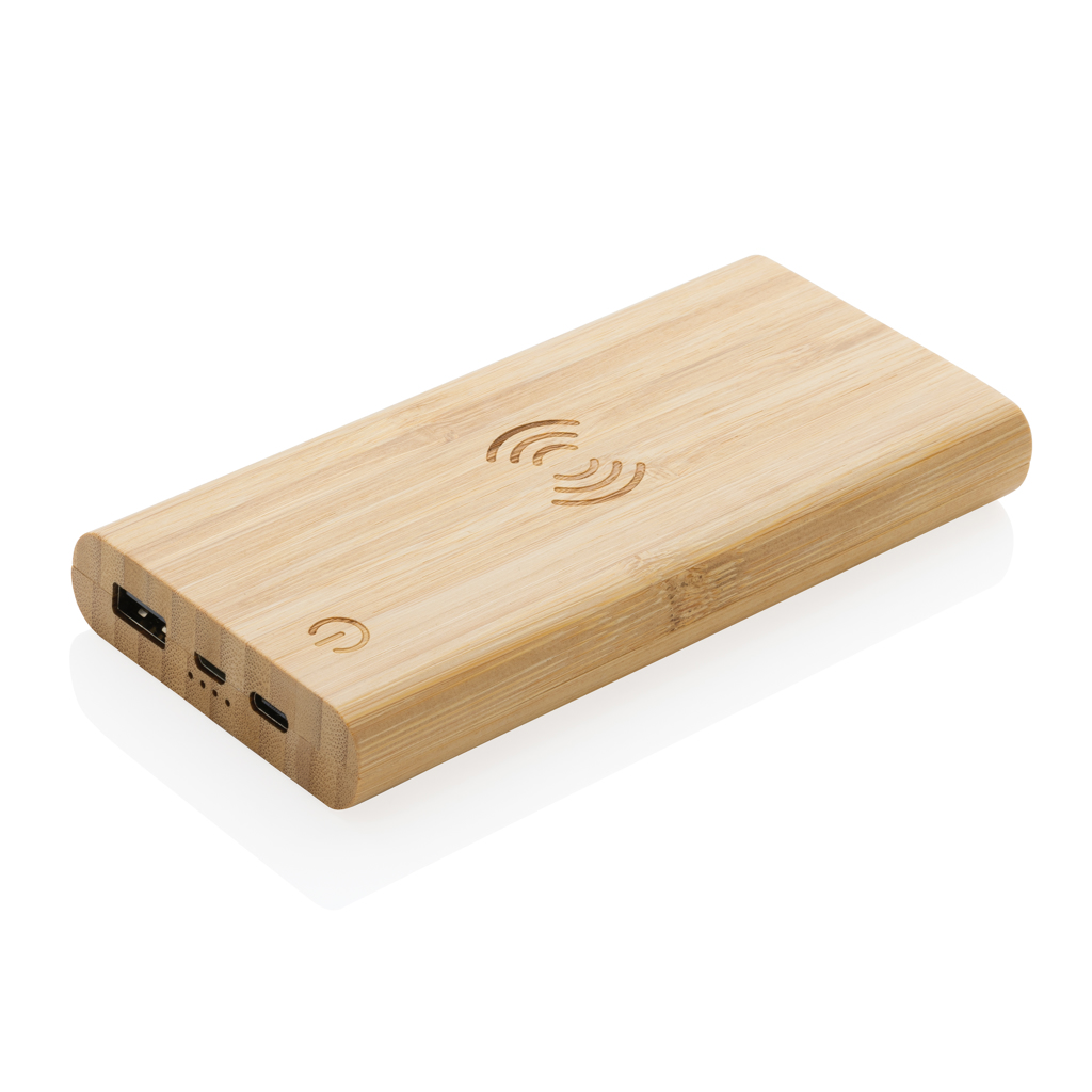 Bamboo 8.000 mAh 5W wireless powerbank - Slika 8