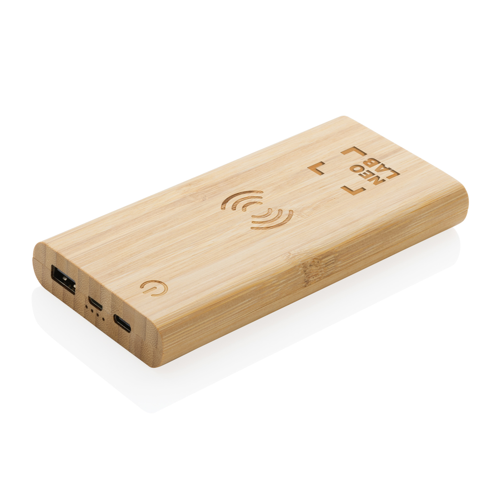 Bamboo 8.000 mAh 5W wireless powerbank - Slika 9