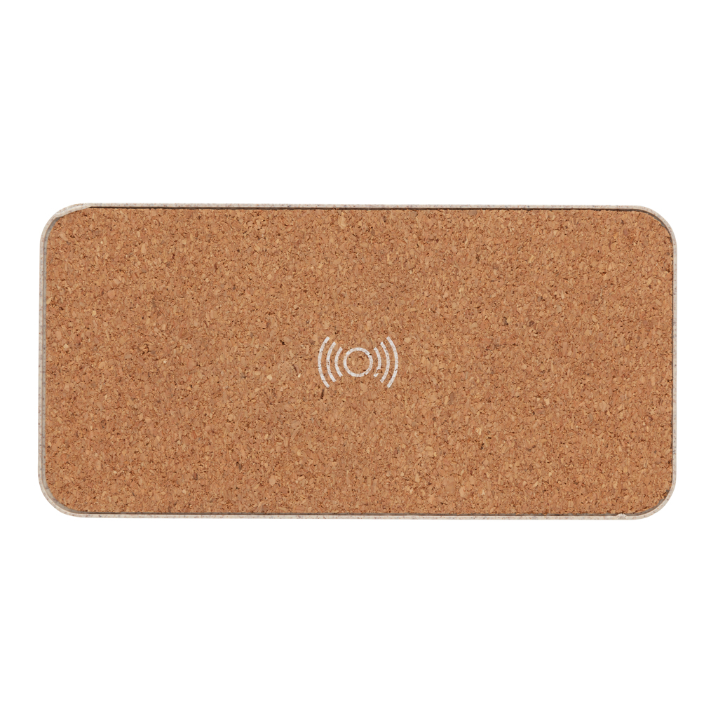 Wheatstraw wireless charging speaker, brown - Slika 5