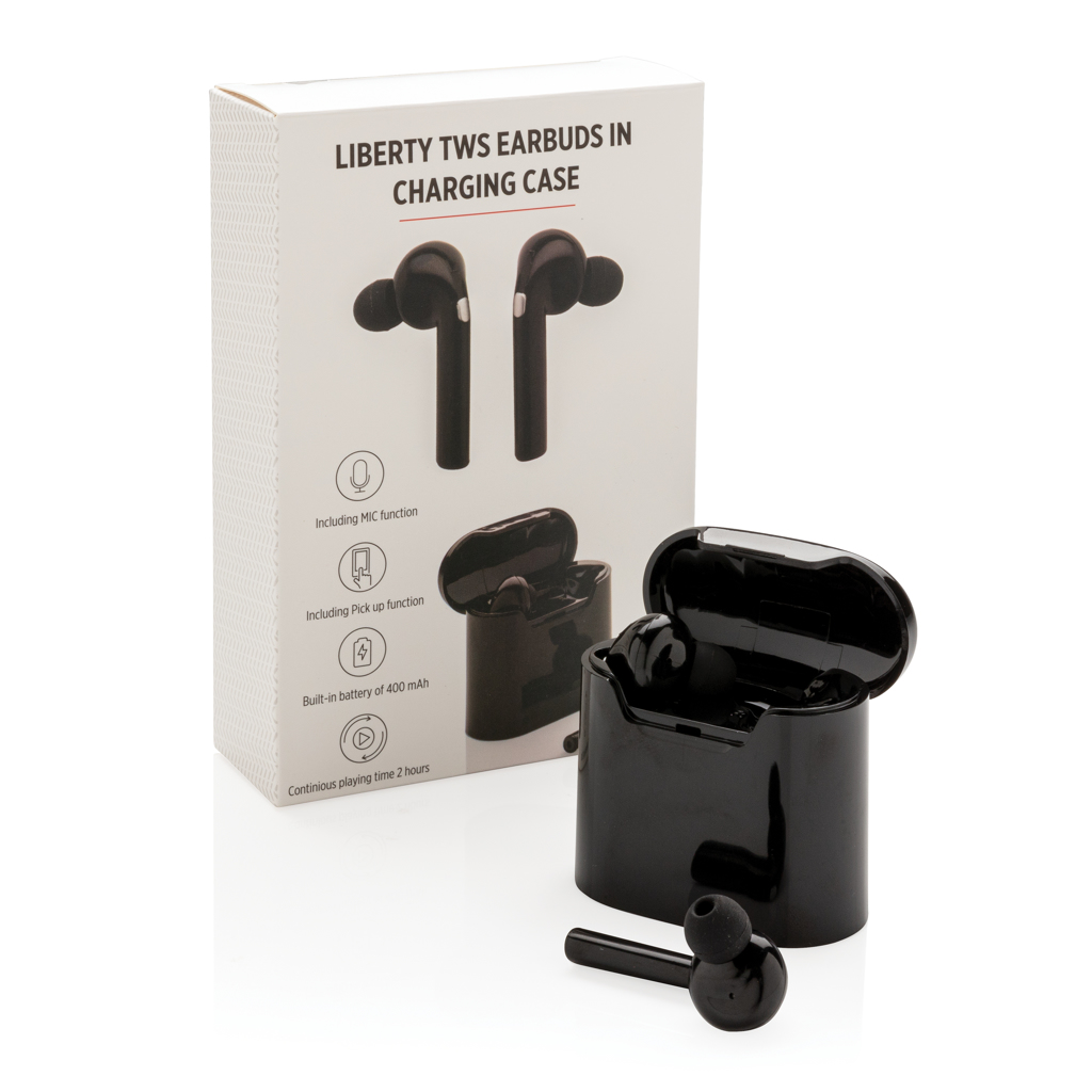 Liberty wireless earbuds in charging case - Slika 9