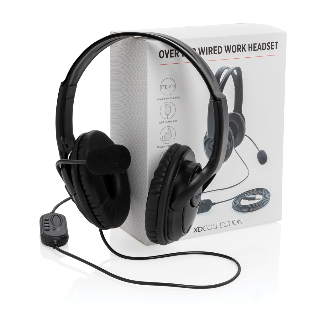 Over ear wired work headset - Slika 9