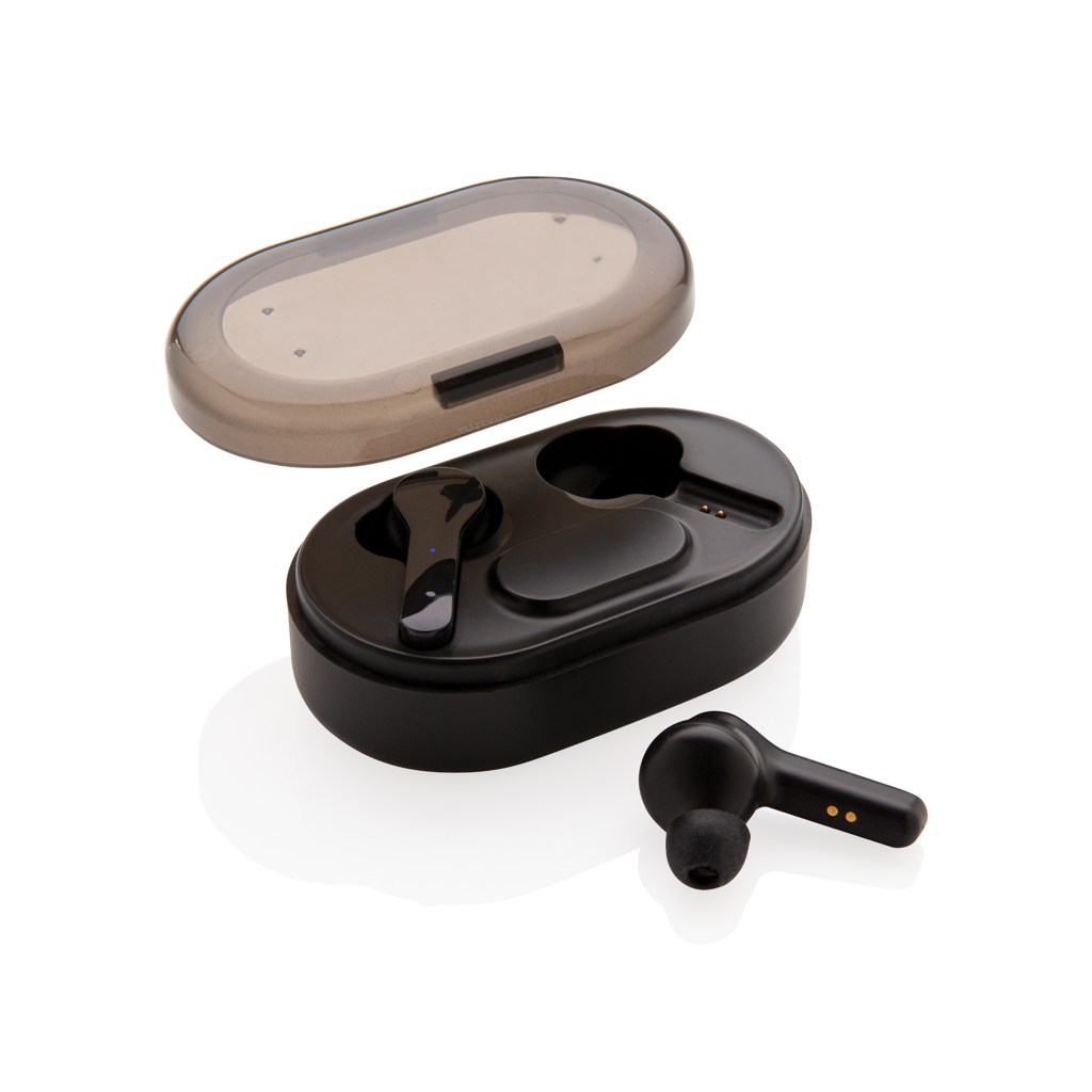 Light up logo TWS earbuds in charging case - Slika 2