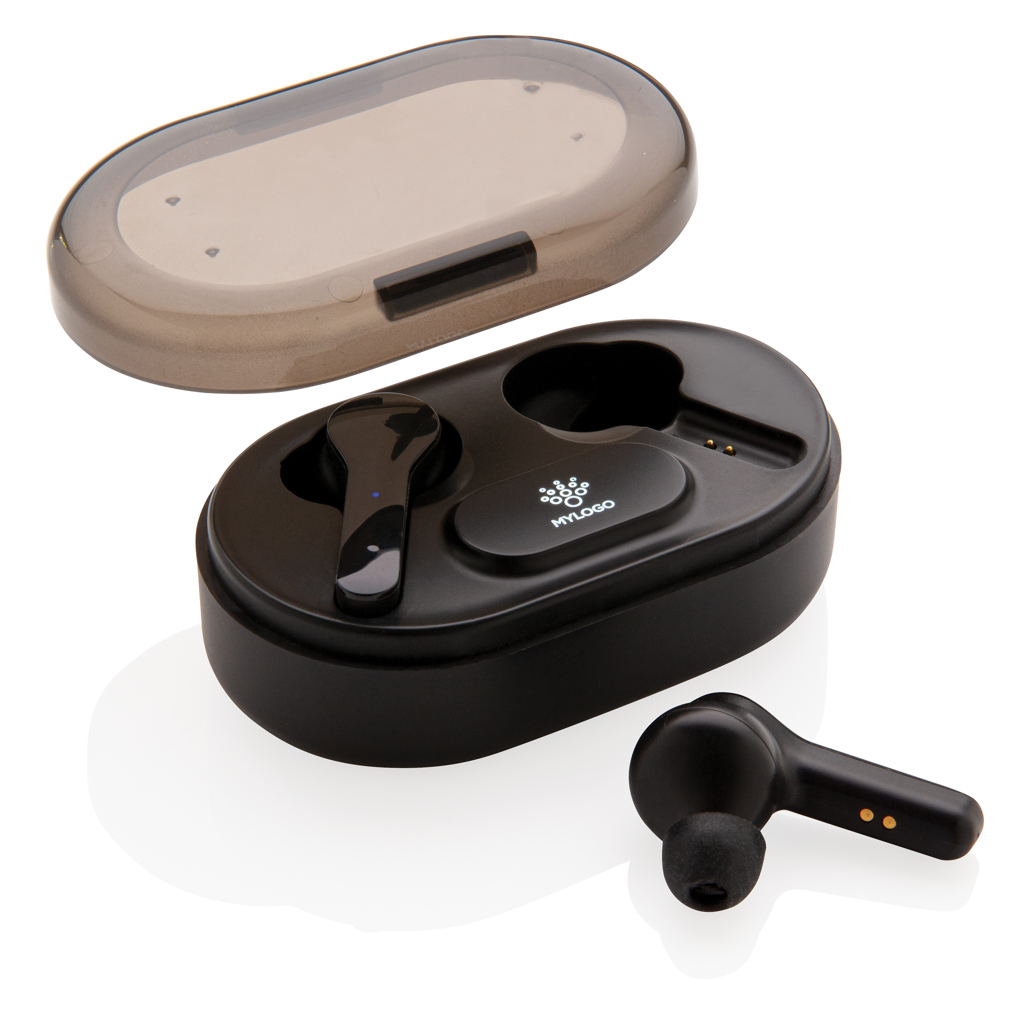 Light up logo TWS earbuds in charging case - Slika 9