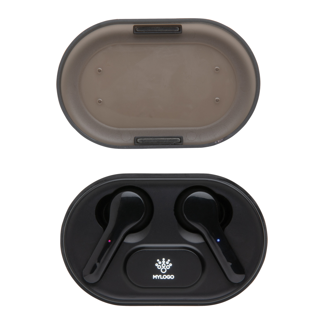 Light up logo TWS earbuds in charging case - Slika 11