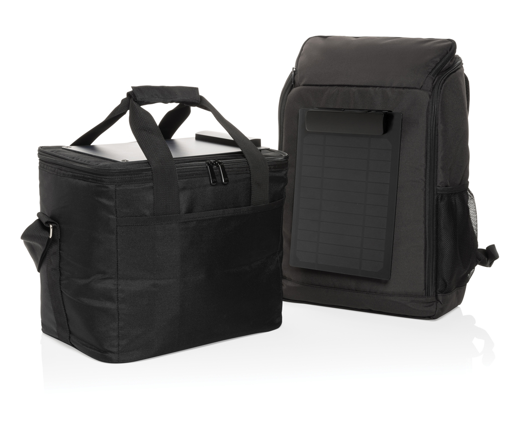 Pedro AWARE™ RPET deluxe cooler bag with 5W solar panel - Slika 10