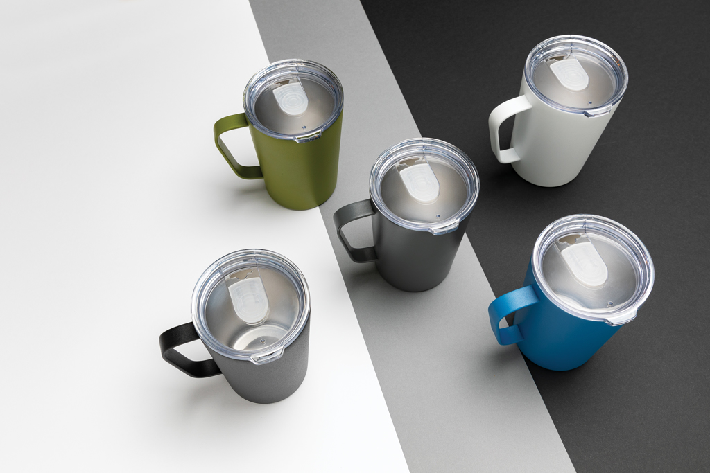 RCS Recycled stainless steel modern vacuum mug with lid - Slika 11