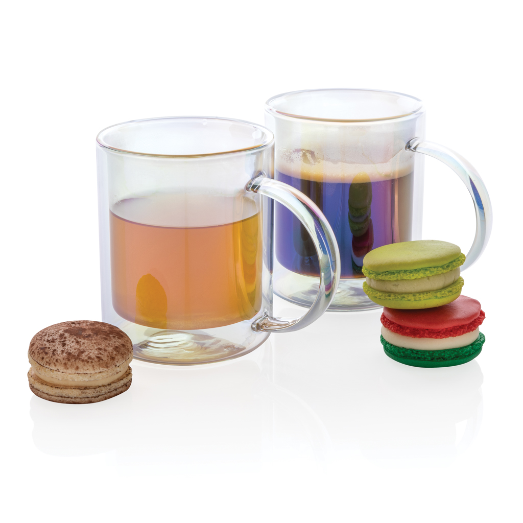 Deluxe double wall electroplated glass mug - Slika 3