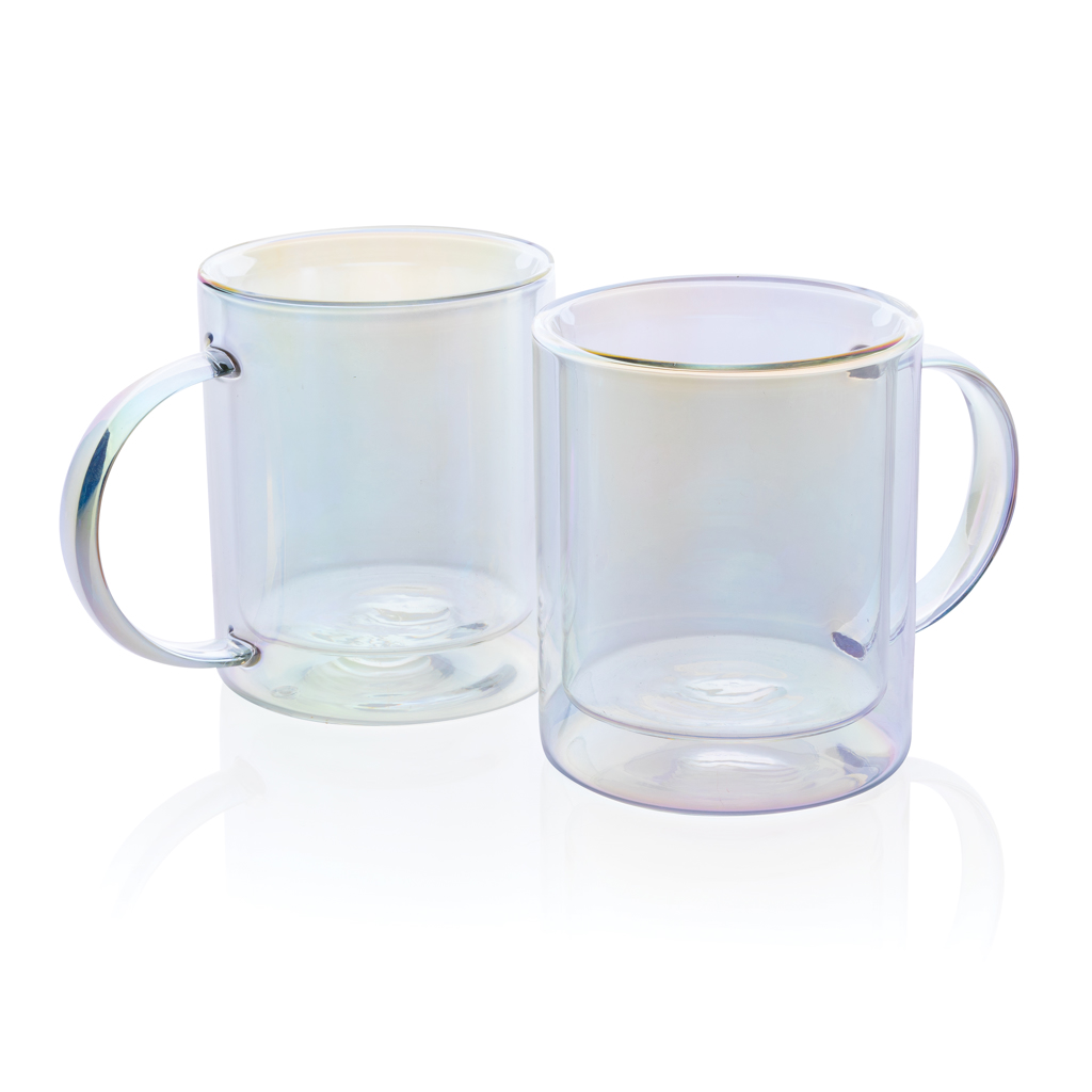 Deluxe double wall electroplated glass mug - Slika 7