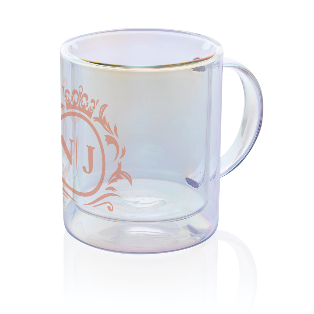 Deluxe double wall electroplated glass mug - Slika 8