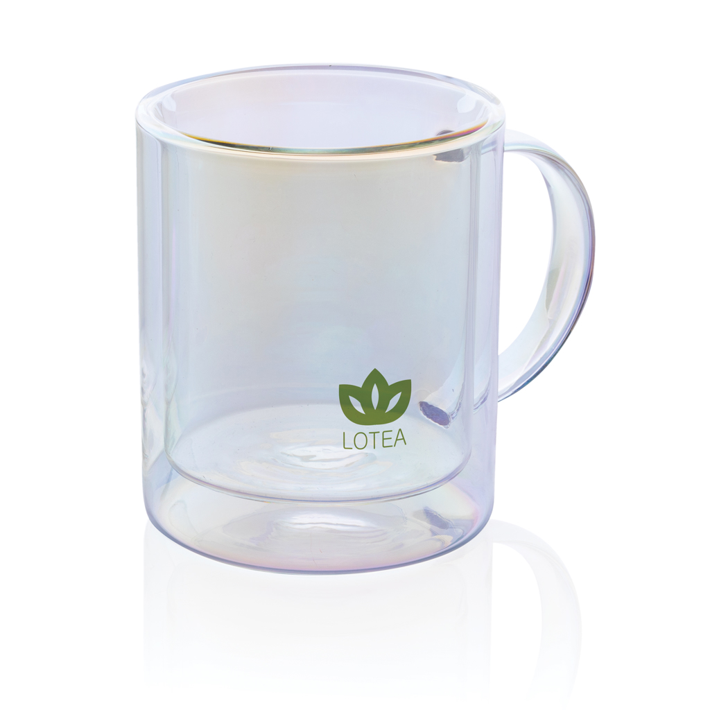 Deluxe double wall electroplated glass mug - Slika 9