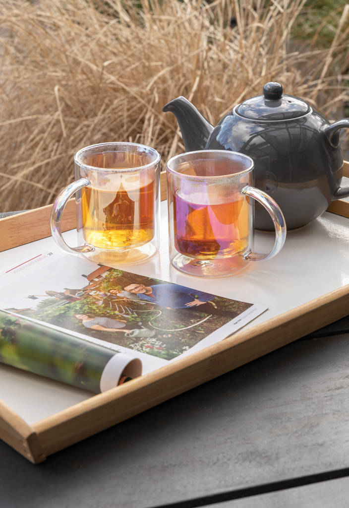 Deluxe double wall electroplated glass mug - Slika 10