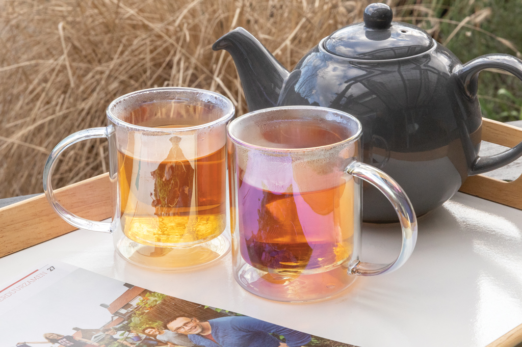 Deluxe double wall electroplated glass mug - Slika 11