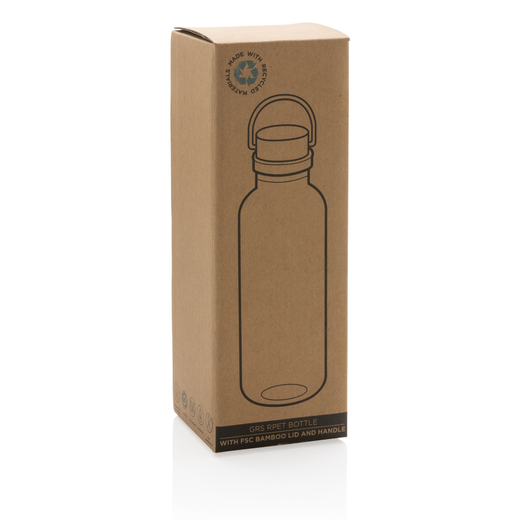RCS RPET bottle with bamboo lid and handle - Slika 11