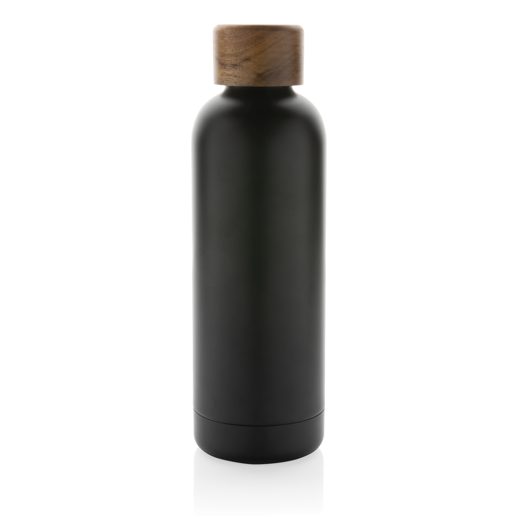 Wood RCS certified recycled stainless steel vacuum bottle - Slika 3