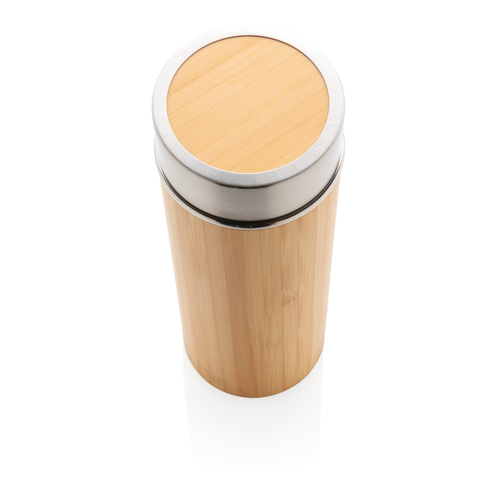 Leak proof bamboo vacuum bottle - Slika 4