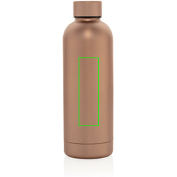 Impact stainless steel double wall vacuum bottle, golden - Slika 12