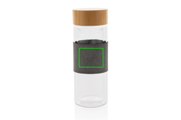 Impact double wall borosilicate glass bottle - Slika 21