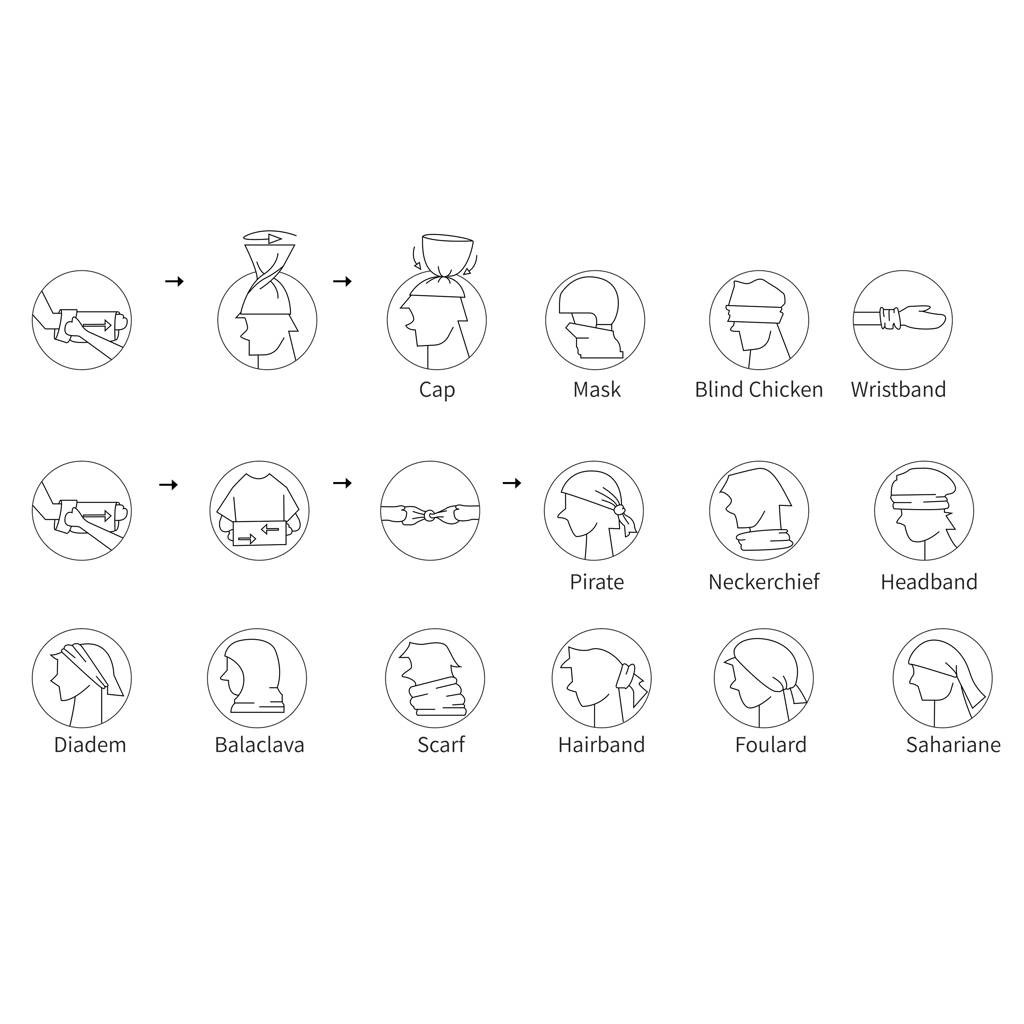 Multifunctional scarf - Slika 4