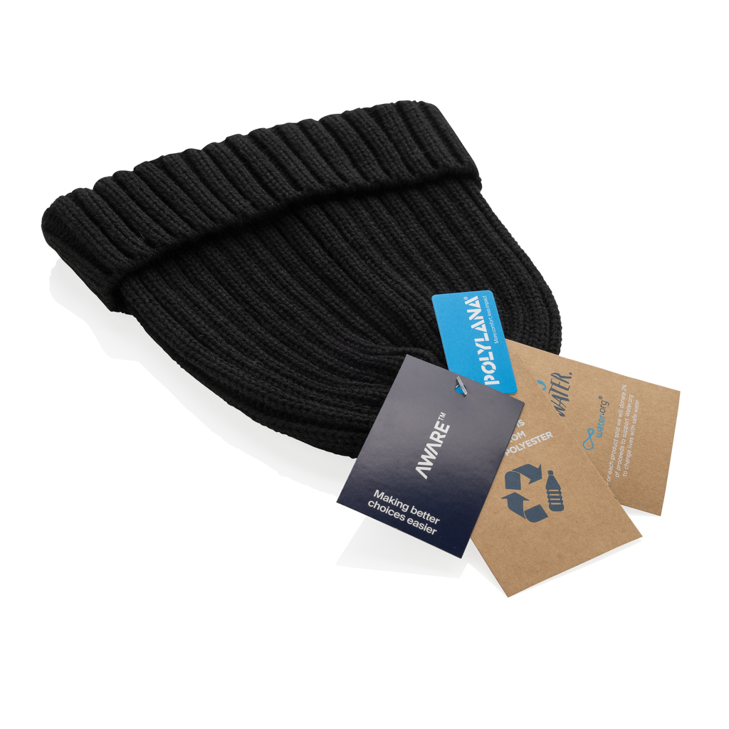 Kennedi AWARE™ Polylana® beanie with large rib - Slika 4