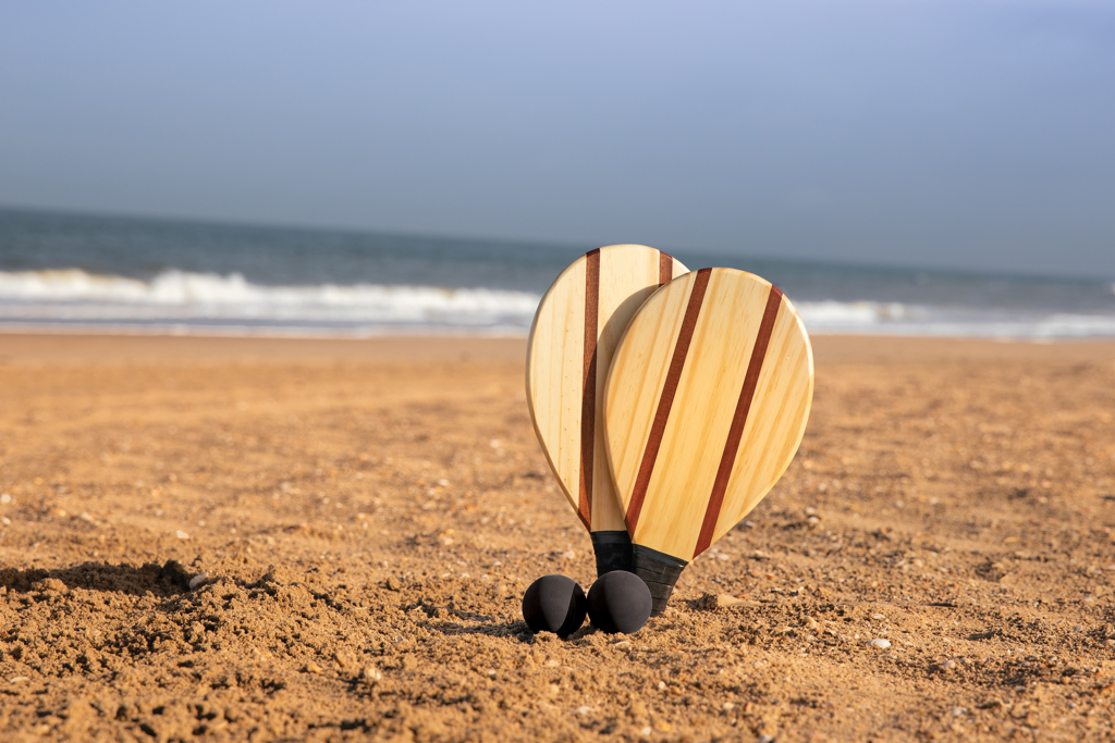 Wooden frescobol tennis set - Slika 7