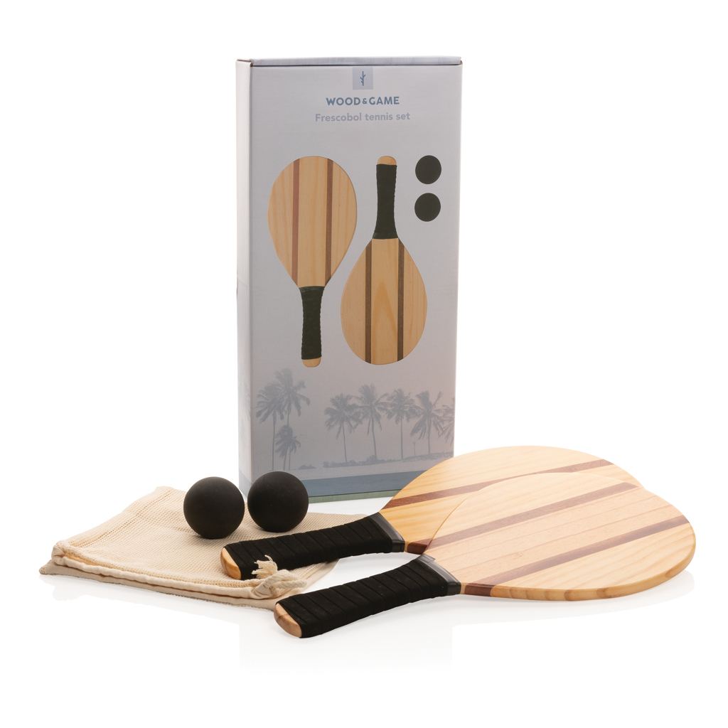 Wooden frescobol tennis set - Slika 8